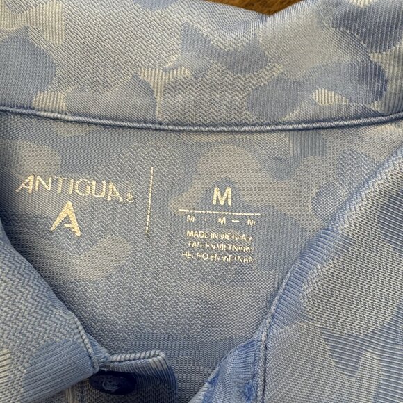 Men's Antigua Golf Shirt - Coeur D'alene Logo - Size M - Picture 3 of 4